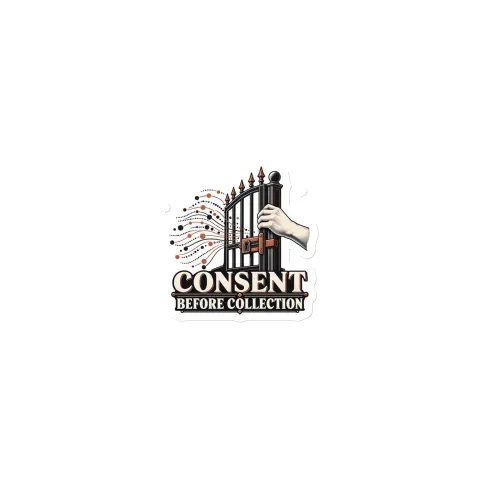 Consent before collection magnet
