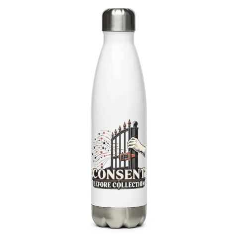 Consent before collection water bottle