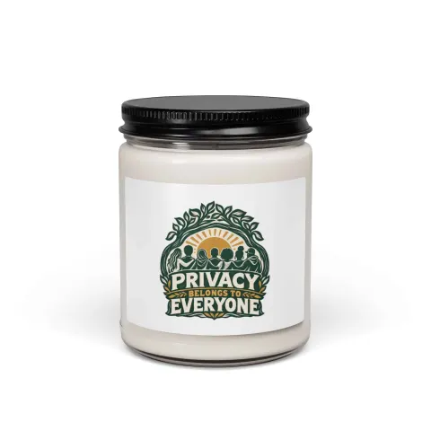 Privacy belongs to everyone candle