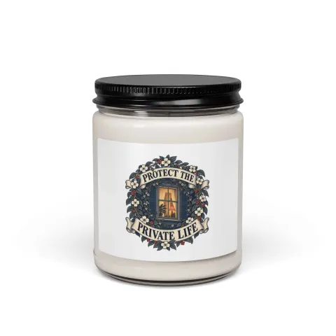 Protect the private life candle