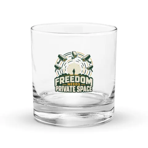 Freedom needs private space rocks glass